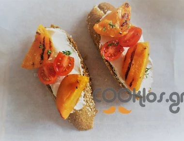 Η συνταγή της Ημέρας: Μπρουσκέτες με ανθότυρο και βερίκοκο